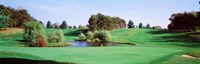 Pond at a golf course, Baltimore Country Club, Baltimore, Maryland, USA Fine Art Print