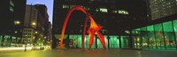 Alexander Calder Flamingo, Chicago, Illinois, USA Fine Art Print
