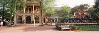 Tourist In Town Square, Williamsburg, Virginia, USA Fine Art Print