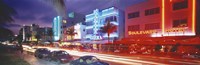 Ocean Drive, Miami Beach, Miami, Florida, USA Fine Art Print