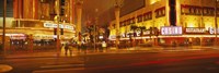 Fremont Streeat at night, Las Vegas, Nevada Fine Art Print