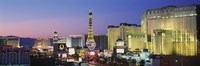 The Strip dusk Las Vegas NV USA Fine Art Print