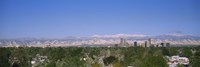 Buildings in a city with a mountain range in the background, Denver, Colorado, USA by Panoramic Images - 27" x 9" - $28.99