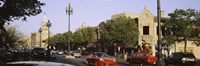 USA, Missouri, Kansas, Country Club Plaza, Traffic on the road Fine Art Print