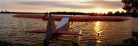 High angle view of a sea plane, Lake Spenard, Anchorage, Alaska Fine Art Print