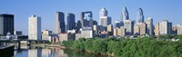 Daytime View of Philadelphia Fine Art Print