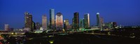 Houston Texas Skyline at Night