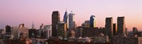 Early morning in a city, Philadelphia, Pennsylvania, USA Fine Art Print