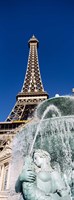Fountain Eiffel Tower Las Vegas NV Fine Art Print