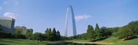 Low angle view of a monument, St. Louis, Missouri, USA Fine Art Print