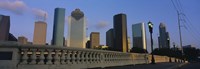Low Angle View Of Buildings, Houston, Texas, USA Fine Art Print