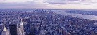 Aerial View From Top Of Empire State Building, Manhattan, NYC, New York City, New York State, USA Fine Art Print
