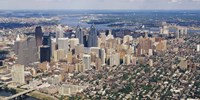 Aerial view of a city, Philadelphia, Pennsylvania Fine Art Print