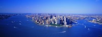 Aerial Lower Manhattan New York City NY Fine Art Print