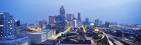 Evening In Atlanta, Atlanta, Georgia, USA Fine Art Print