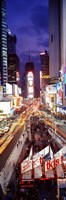 High Angle view of Times Square, NYC Fine Art Print