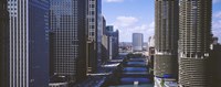 USA, Illinois, Chicago, Chicago River Fine Art Print