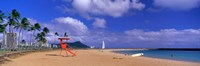 27" x 9" Hawaii Beach Pictures