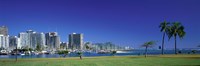 Honolulu, Hawaii Waterfront Fine Art Print