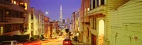 Evening In San Francisco, San Francisco, California, USA Fine Art Print