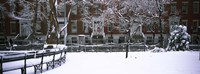 Washington Square Park in the snow, Manhattan by Panoramic Images - 27" x 9"