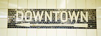 USA New York City Subway Sign