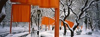 The Gates Project in Snow Fine Art Print