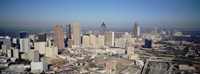 High angle view of downtown Atlanta, Georgia, USA Fine Art Print