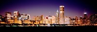 Chicago Lights at Night Fine Art Print
