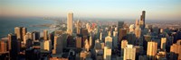 High angle view of buildings in a city, Chicago, Illinois Fine Art Print