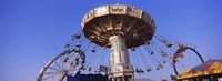 Low Angle View Of A Ride At An Amusement Park, Erie County Fair And Exposition, Erie County, Hamburg, New York State, USA Fine Art Print