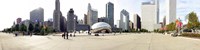 Buildings in a city, Millennium Park, Chicago, Illinois, USA Fine Art Print