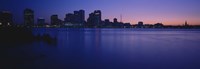Buildings at the waterfront, New Orleans, Louisiana, USA Fine Art Print