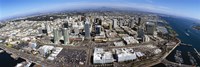 Aerial view of a city, San Diego, California, USA Fine Art Print