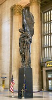 War memorial at a railroad station, 30th Street Station, Philadelphia, Pennsylvania, USA by Panoramic Images - 14" x 27"