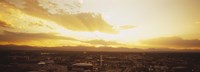 Clouds over a city, Denver, Colorado, USA by Panoramic Images - 27" x 9"