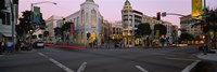 Buildings in a city, Rodeo Drive, Beverly Hills, California, USA Fine Art Print