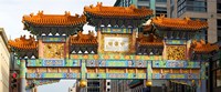 Low angle view of a gate, Friendship Archway, Washington DC, USA Fine Art Print