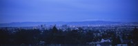 High angle view of buildings in a city, Oakland, California, USA Fine Art Print