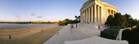 Monument at the riverside, Jefferson Memorial, Potomac River, Washington DC, USA Fine Art Print