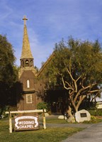 Low angle view of a church, The Little Church of the West, Las Vegas, Nevada, USA Fine Art Print