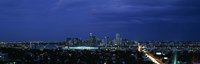 High angle view of a city, Denver, Colorado Fine Art Print