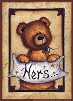 Bear Bottoms - Hers by Mary Ann June - 5" x 7"