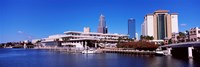 Skyscrapers at the waterfront, Tampa, Florida, USA by Panoramic Images - 27" x 9"