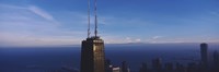 Skyscrapers in a city, Hancock Building, Chicago, Cook County, Illinois, USA Fine Art Print