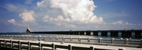 Bridge across a bay, Sunshine Skyway Bridge, Tampa Bay, Gulf of Mexico, Florida, USA Fine Art Print