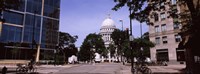 Government building in a city, Wisconsin State Capitol, Madison, Wisconsin, USA Fine Art Print
