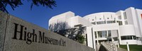 Facade of an art museum, High Museum of Art, Atlanta, Fulton County, Georgia, USA Fine Art Print