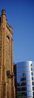 Skyscrapers in a city, Presbyterian Church, Midtown plaza, Atlanta, Fulton County, Georgia, USA Fine Art Print