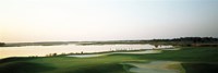 Golf course at the coast, Ocean City Golf & Yacht Club, Ocean City, Worcester County, Maryland, USA Fine Art Print